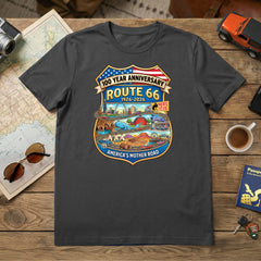 Route 66 – 100 Year Anniversary - Shield Edition T-Shirt