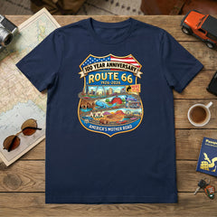 Route 66 – 100 Year Anniversary - Shield Edition T-Shirt