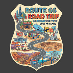 Route 66 - Shield - Personalized T-Shirt