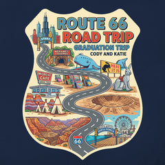 Route 66 - Shield - Personalized T-Shirt