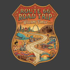 Route 66 - Vintage - Personalized T-Shirt
