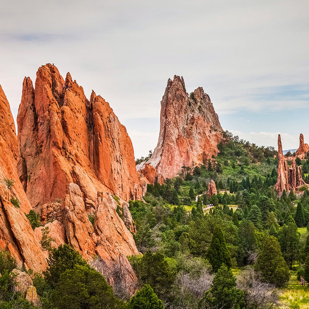 Garden of the Gods and Pikes Peak
