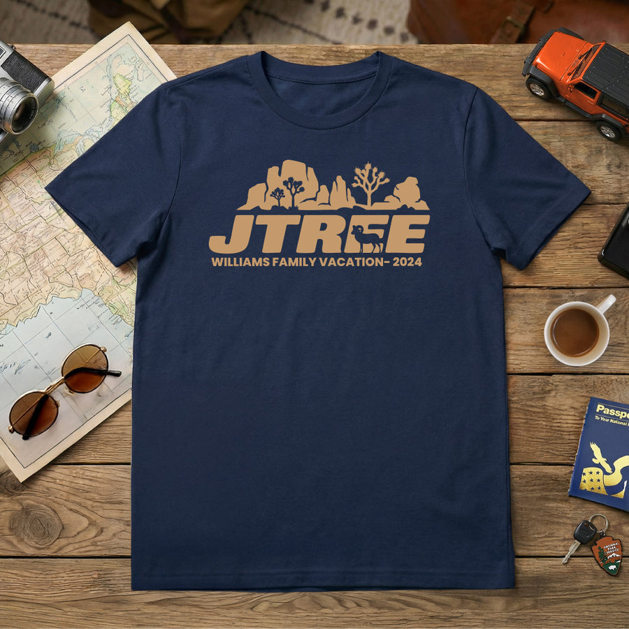 Joshua Tree – Desert Silhouette  - Personalized T-Shirt