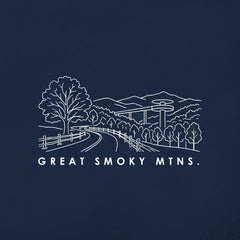 GSMNP - Cade's Cove Sketch T-Shirt