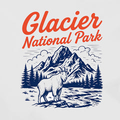Glacier – Retro Mountain Goat T-Shirt