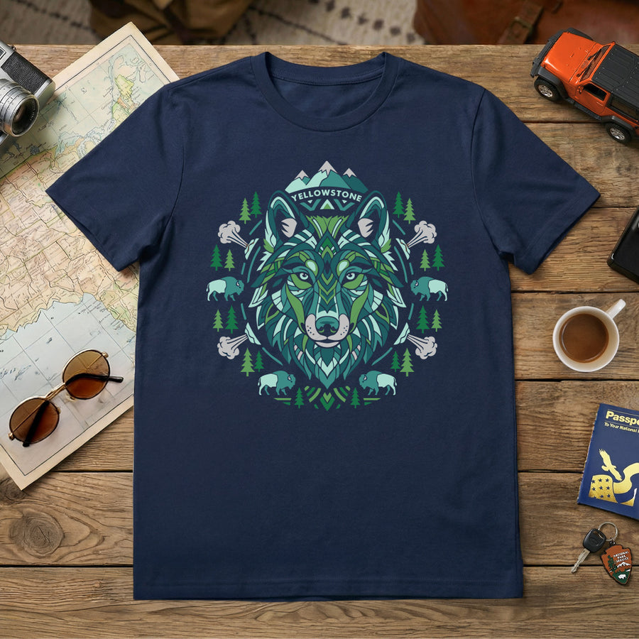 Yellowstone – Wolf Mandala T-Shirt