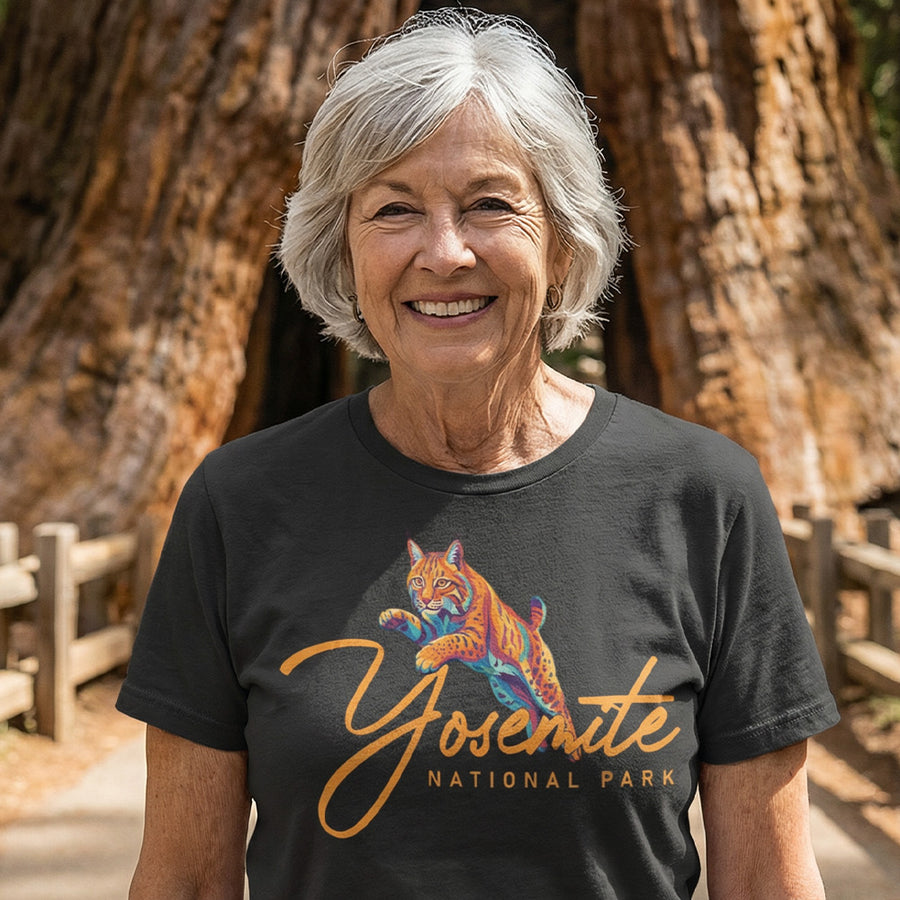 Yosemite - Bobcat Pounce - T-Shirt