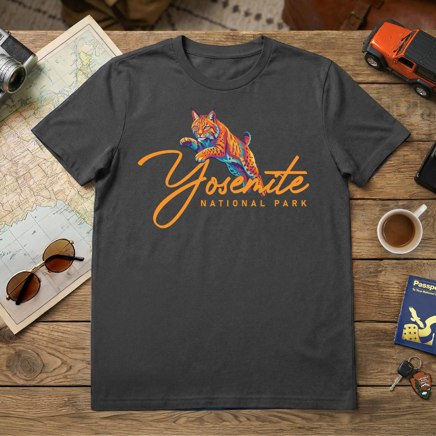 Yosemite - Bobcat Pounce - T-Shirt