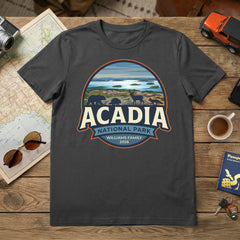 Acadia – Circular Badge -  Personalized T-Shirt