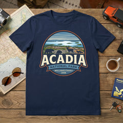 Acadia – Circular Badge -  Personalized T-Shirt