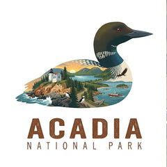 Acadia – Coastal Loon - T-Shirt