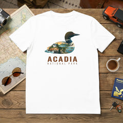 Acadia – Coastal Loon - T-Shirt