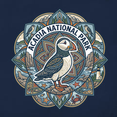 Acadia – Puffin Mandala -  T-Shirt