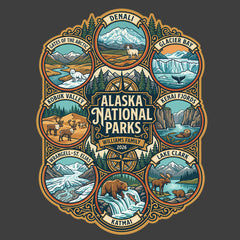 Alaska National Parks - Epic Badge - Personalized T-Shirt