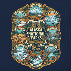 Alaska National Parks - Epic Badge - Personalized T-Shirt