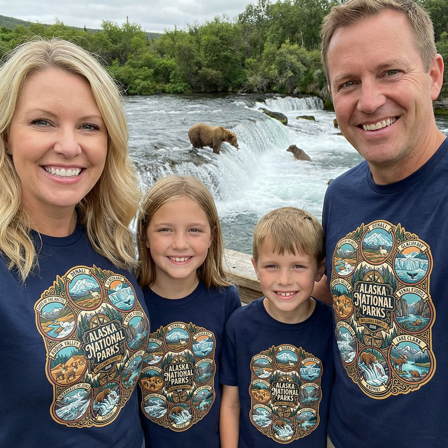 Alaska National Parks - Epic Badge - Personalized T-Shirt