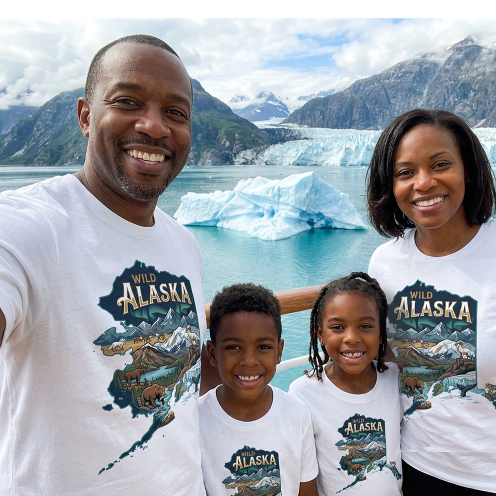 Alaska National Parks - Wild Alaska - Personalized T-Shirt