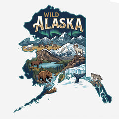 Alaska National Parks - Wild Alaska - Personalized T-Shirt