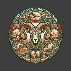 Grand Canyon – Bighorn Mandala - T-Shirt