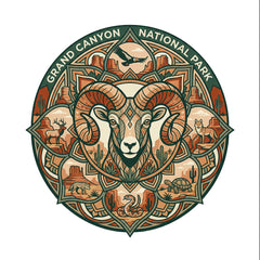 Grand Canyon – Bighorn Mandala - T-Shirt