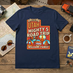 Mighty 5 – Big Red Utah - Personalized T-Shirt