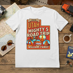 Mighty 5 – Big Red Utah - Personalized T-Shirt