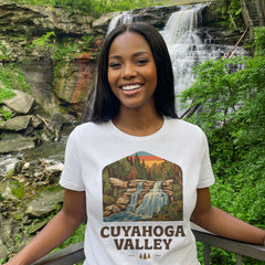 Cuyahoga Valley – Brandywine Falls Sunset T-Shirt