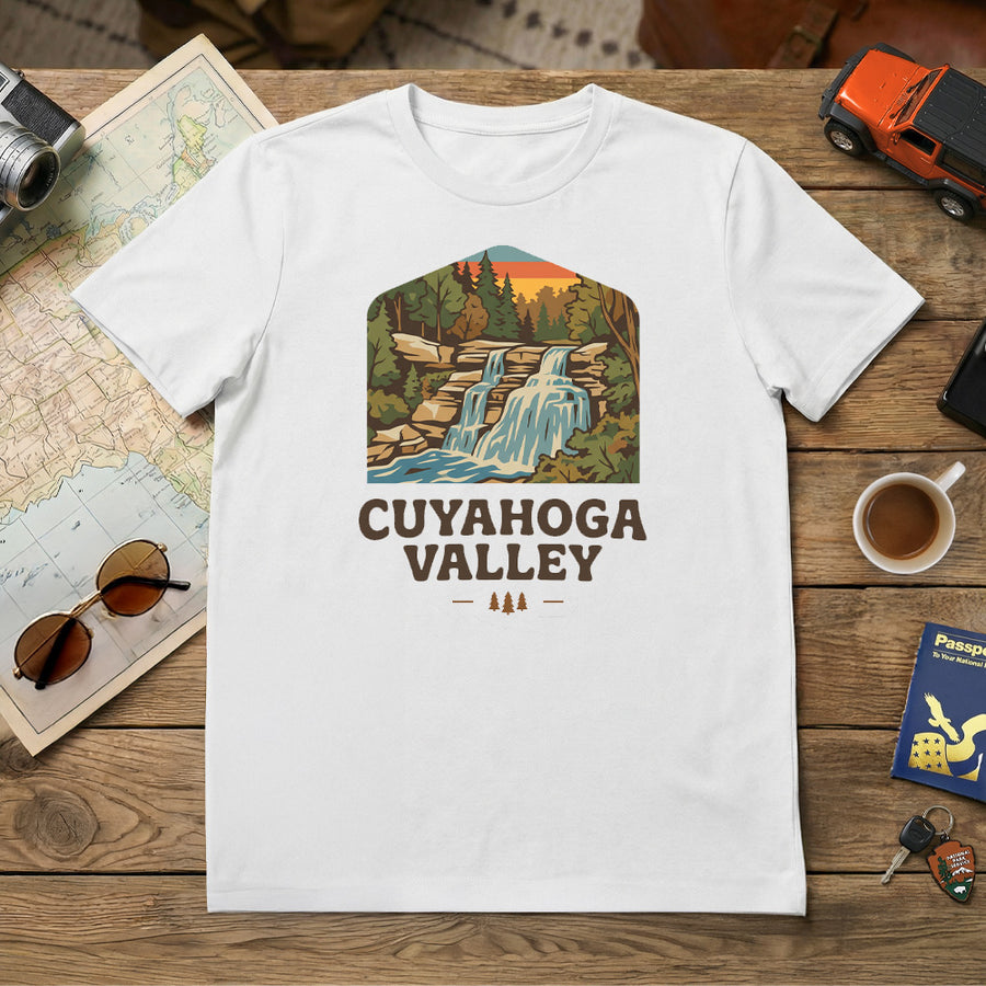 Cuyahoga Valley – Brandywine Falls Sunset T-Shirt