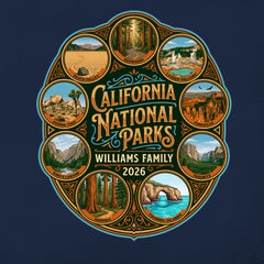 California National Parks - Badge - Personalized T-shirt