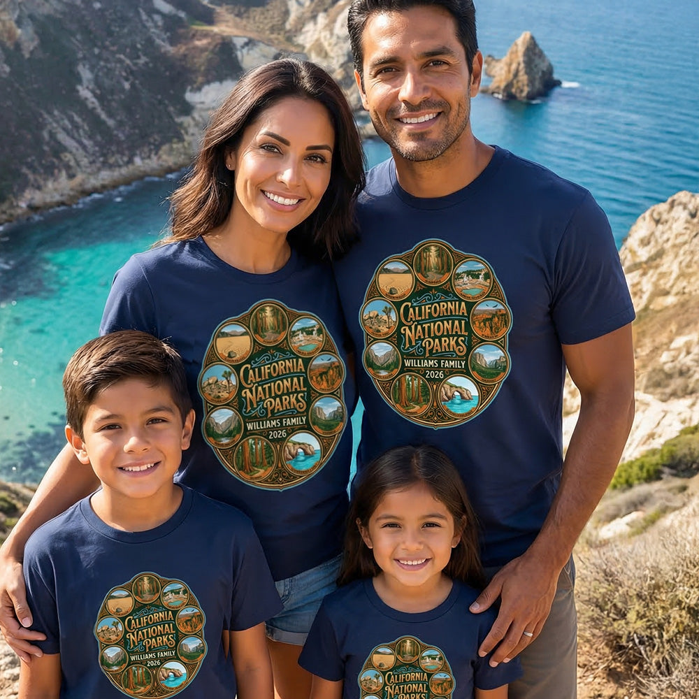 California National Parks - Badge - Personalized T-shirt