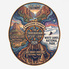 Chihuahuan Desert - Celestial Parks - Personalized T-Shirt