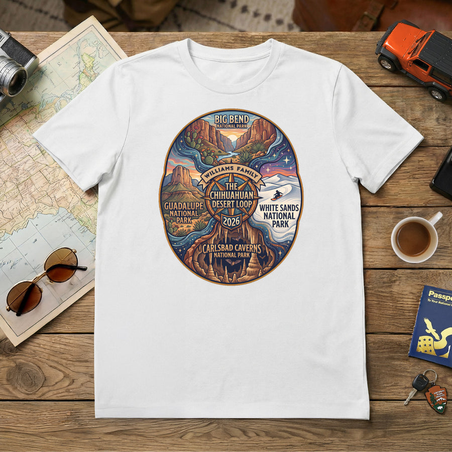 Chihuahuan Desert - Celestial Parks - Personalized T-Shirt