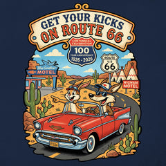 Route 66 - Travel Buddies - 100 Anniversary Commemorative T-Shirt