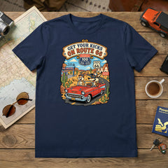 Route 66 - Travel Buddies - 100 Anniversary Commemorative T-Shirt