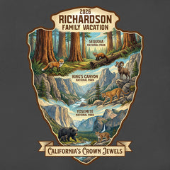 California's Crown Jewels - Arrowhead - Personalized T-Shirt