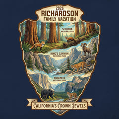 California's Crown Jewels - Arrowhead - Personalized T-Shirt