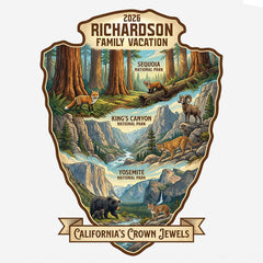 California's Crown Jewels - Arrowhead - Personalized T-Shirt