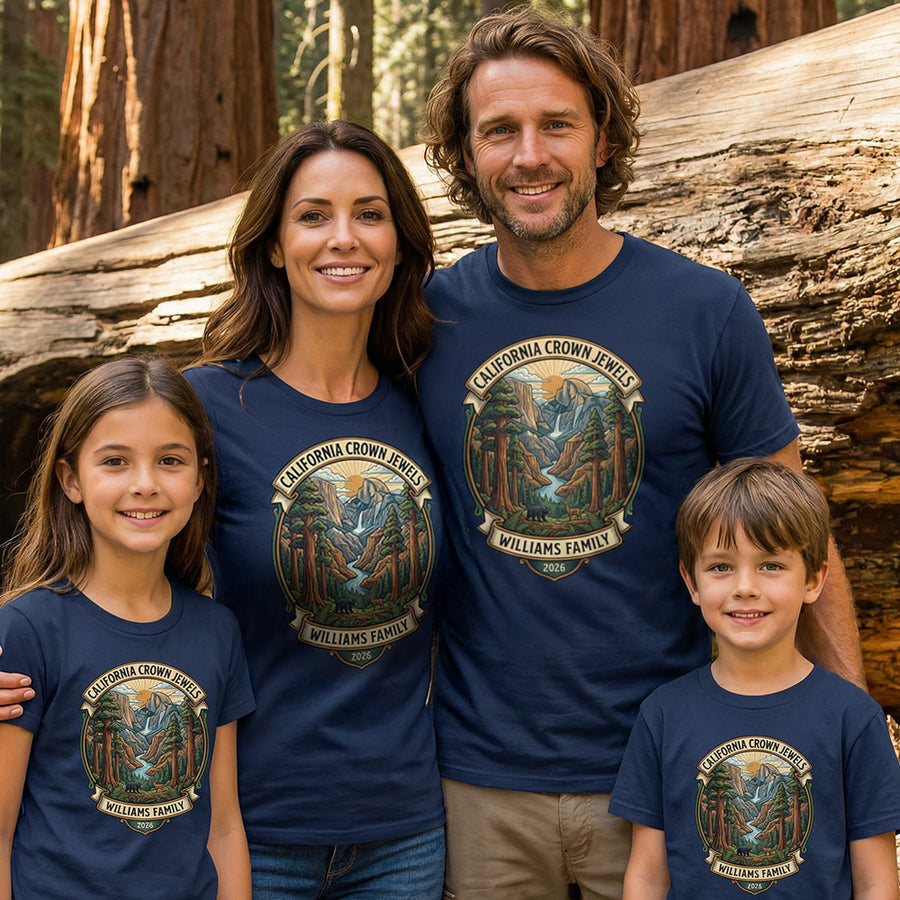 California's Crown Jewels - Badge - Personalized T-Shirt