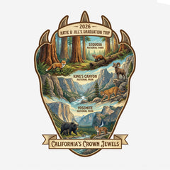 California's Crown Jewels - Bearclaw Edition - Personalized T-shirt