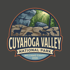 Cuyahoga Valley – Circular Badge -  Personalized T-Shirt
