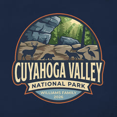 Cuyahoga Valley – Circular Badge -  Personalized T-Shirt