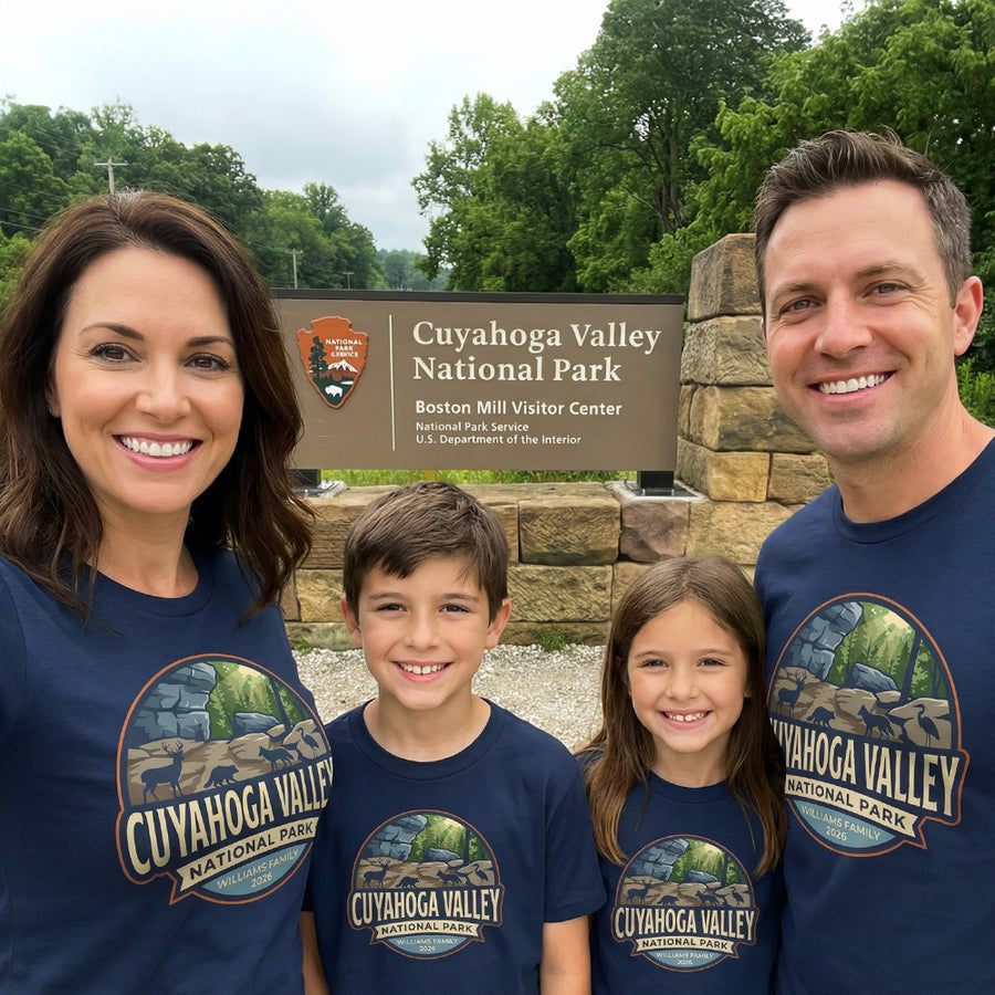 Cuyahoga Valley – Circular Badge -  Personalized T-Shirt