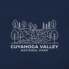 Cuyahoga Valley NP - Brandywine Falls Sketch T-Shirt