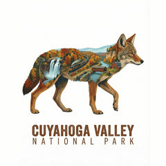 Cuyahoga Valley NP – Coyote Mashup T-Shirt