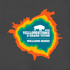 Grand Teton and Yellowstone - Prismatic - Personalized T-Shirt