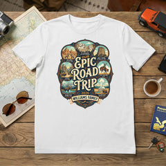 Badlands to Yellowstone - Epic Road Trip - Personalized T-Shirt
