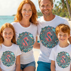 Florida National Parks - Flamingo Mandala - T-Shirt