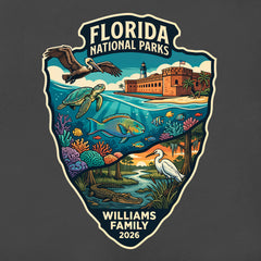 Florida National Parks - Arrowhead - Personalized T-Shirt