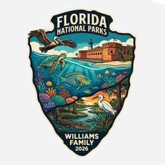 Florida National Parks - Arrowhead - Personalized T-Shirt