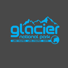 Glacier – Modern Alpine Personalized T-Shirt